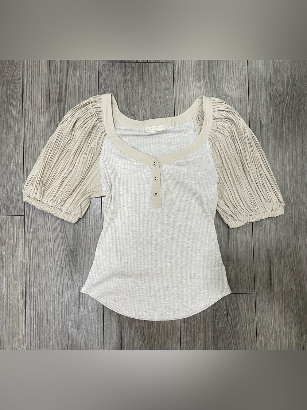 Ulla Johnson Marika Top in Cobblestone Size Small - Picture 2 of 10